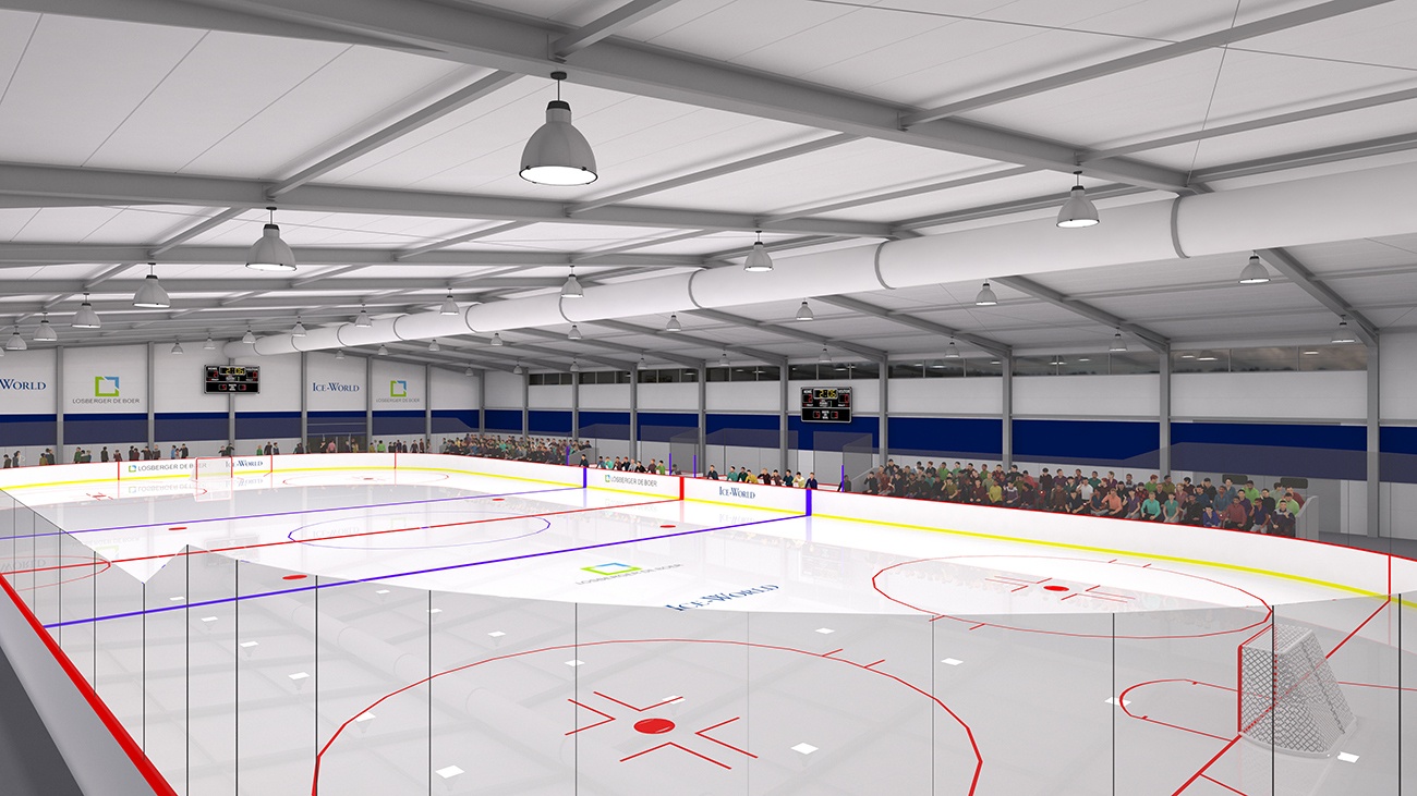 Ice hockey hall ice-world