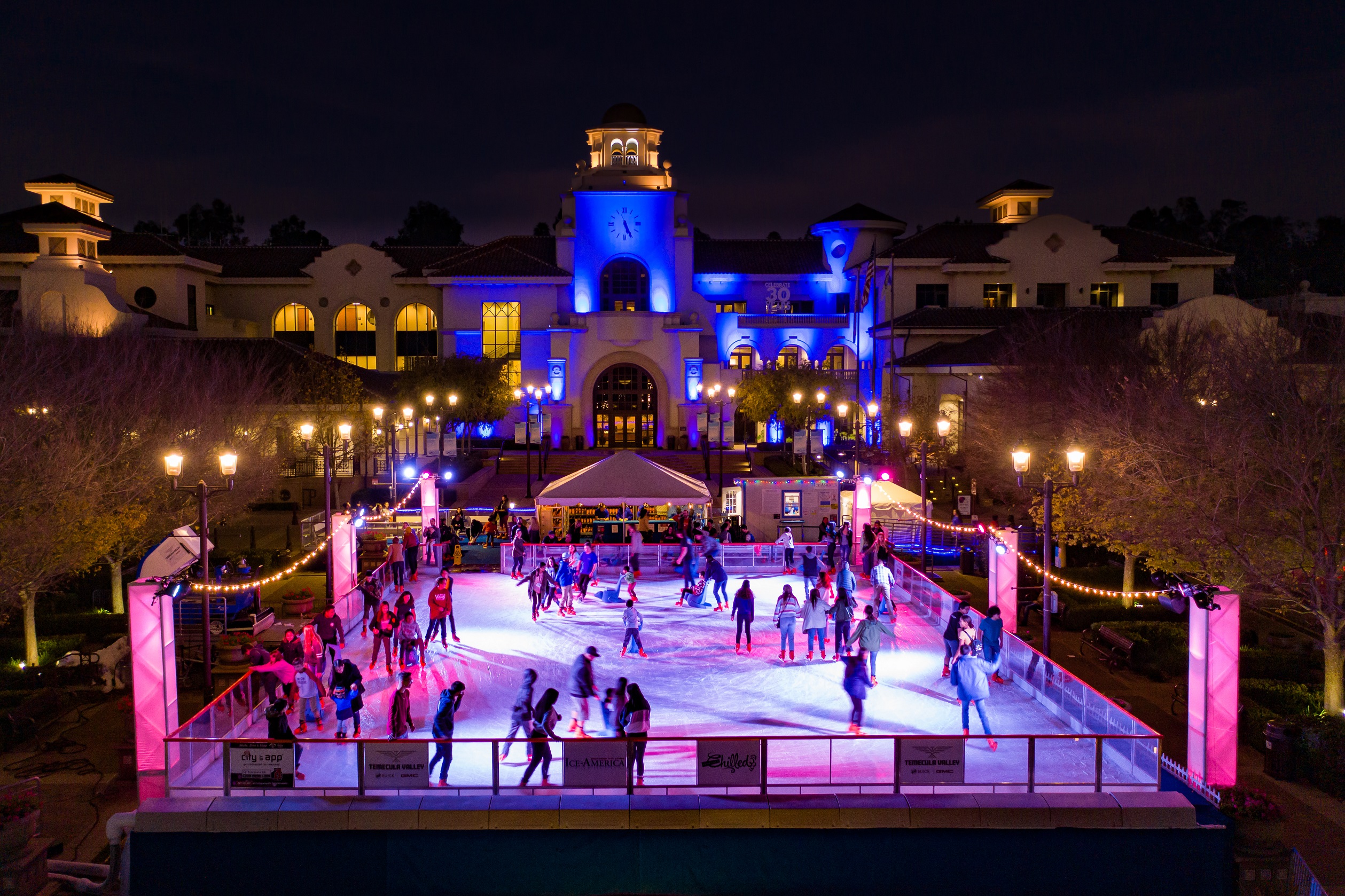 Ice skating on plastic IceWorld
